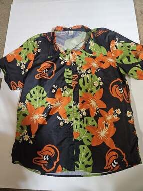 Baltimore Orioles Stadium Giveaway Hawaiin Shirt Mens M